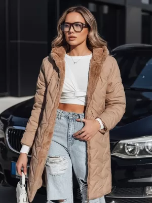Dámská bunda DSTREET TY5438 BÉŽOVÁ