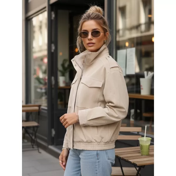  Dámská bunda DSTREET TY5653 BÉŽOVÁ 