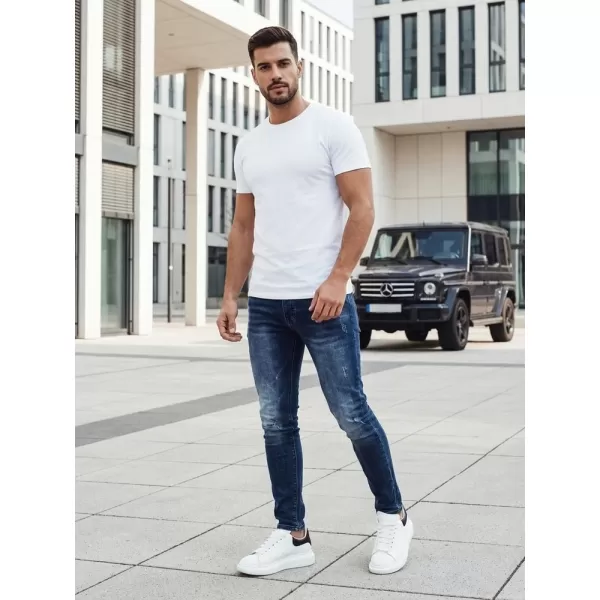  Pánské kalhoty DSTREET UX4242 MODRÁ 