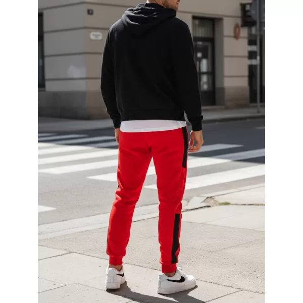  Pánské kalhoty DSTREET UX3730 ČERVENÁ 