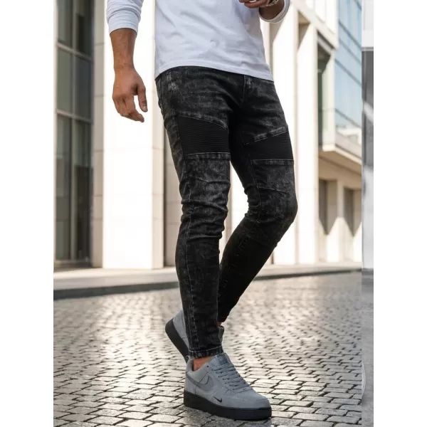  Pánské kalhoty DSTREET UX3939 ČERNÁ 