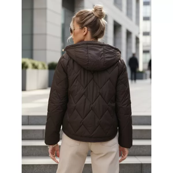  Dámská bunda DSTREET TY5670 HNĚDÁ 