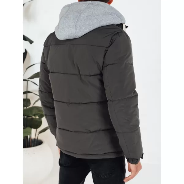  Pánská bunda DSTREET TX5103 TMAVĚ ŠEDÁ 