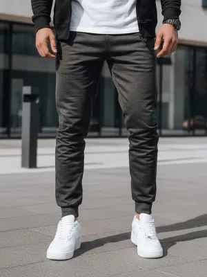 Pánské kalhoty DSTREET UX4123 TMAVĚ ŠEDÁ