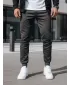 Pánské kalhoty DSTREET UX4123 TMAVĚ ŠEDÁ