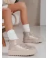 Dámské boty DSTREET ZY1293 BÉŽOVÁ