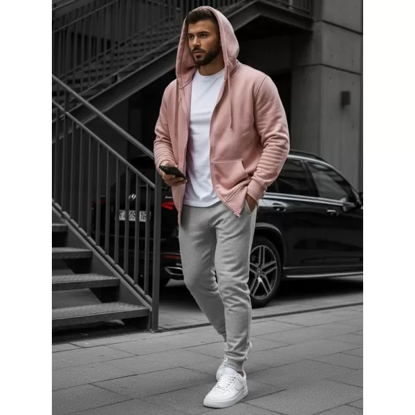  Pánská mikina DSTREET BX4834 RŮŽOVÁ 