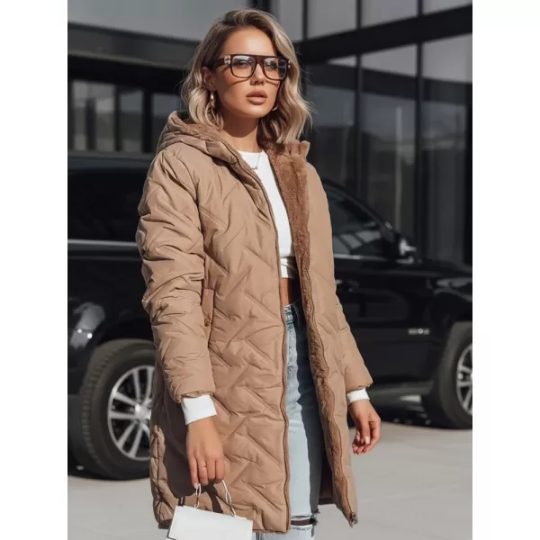  Dámská bunda DSTREET TY5438 BÉŽOVÁ 
