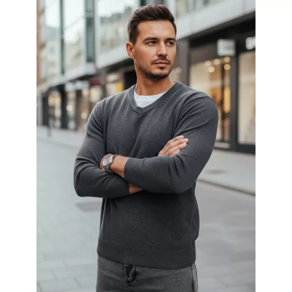  Pánský svetr DSTREET WX2316 SVĚTLE ŠEDÁ 