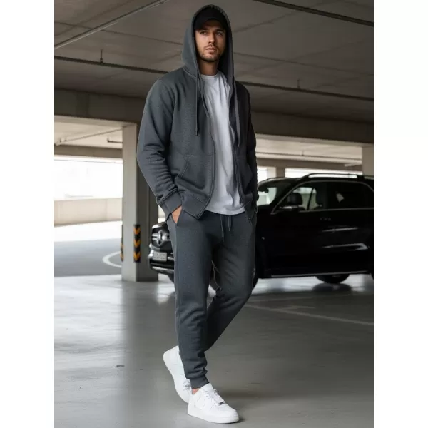  Pánská mikina DSTREET BX2196 TMAVĚ ŠEDÁ 
