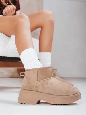 Dámské boty DSTREET ZY1289 KHAKI