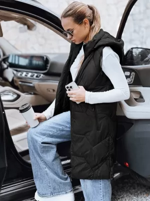 Dámská vesta DSTREET TY5269 ČERNÁ