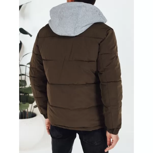  Pánská bunda DSTREET TX5102 HNĚDÁ 