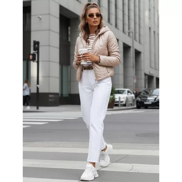  Dámská bunda DSTREET TY3715 KARAMELOVÁ 