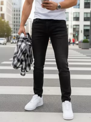 Pánské kalhoty DSTREET UX4483 ČERNÁ
