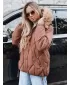 Dámská bunda DSTREET TY5231 HNĚDÁ
