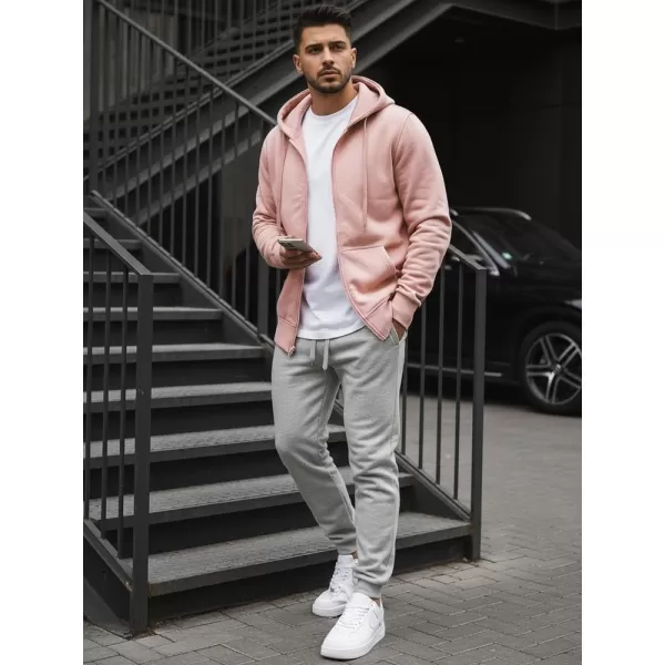  Pánská mikina DSTREET BX4834 RŮŽOVÁ 