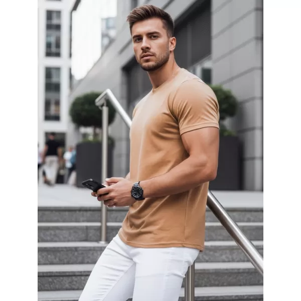  Pánské triko DSTREET RX5623 VELBLOUD 