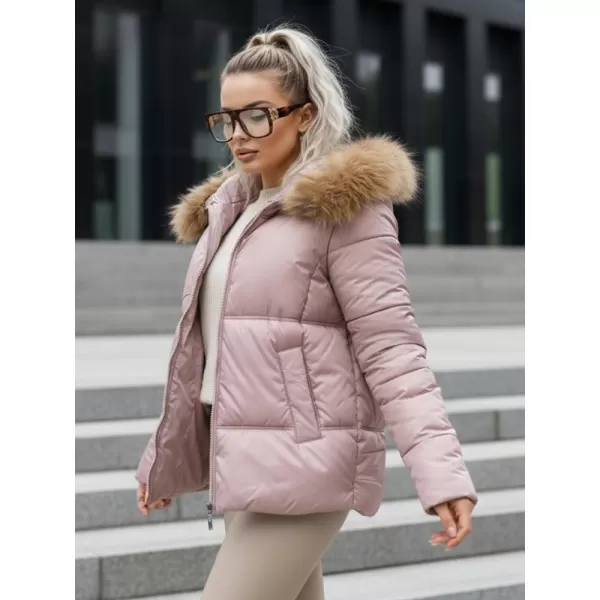 Dámská bunda DSTREET TY5526 RŮŽOVÁ 