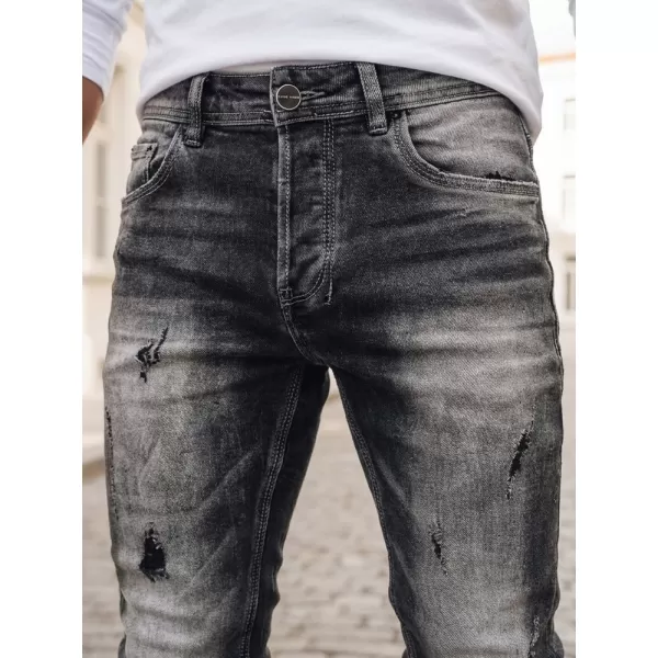  Pánské kalhoty DSTREET UX3996 SVĚTLE ŠEDÁ 