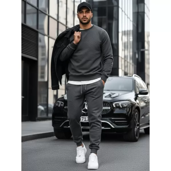  Pánská mikina DSTREET BX2405 TMAVĚ ŠEDÁ 