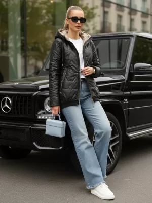 Dámská bunda DSTREET TY5546 ČERNÁ