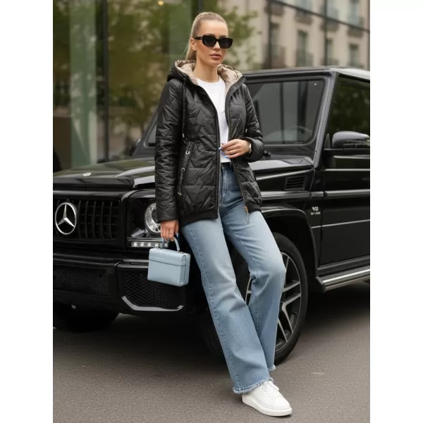  Dámská bunda DSTREET TY5546 ČERNÁ 