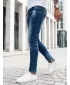 Pánské kalhoty DSTREET UX3991 SVĚTLE MODRÁ