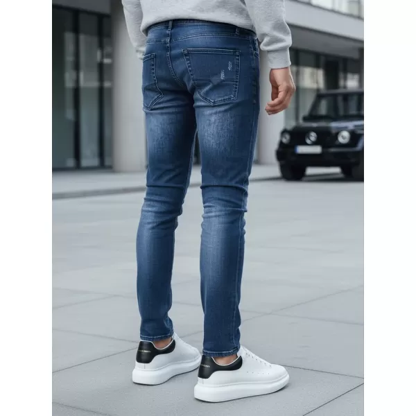  Pánské kalhoty DSTREET UX4242 MODRÁ 