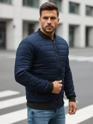 Pánská bunda DSTREET TX2205 TMAVĚ MODRÁ