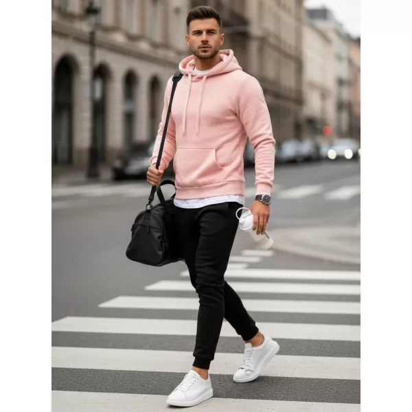  Pánská souprava DSTREET AX0641 RŮŽOVÁ/ČERNÁ 