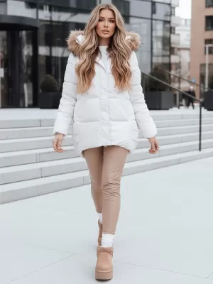 Dámská bunda DSTREET TY5507 BÉŽOVÁ