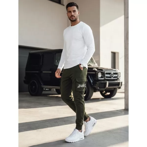  Pánské kalhoty DSTREET UX4162 ZELENÁ 