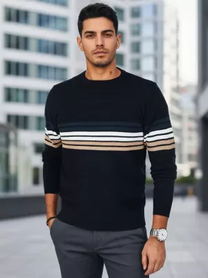 Pánský svetr DSTREET WX2323 TMAVĚ MODRÁ