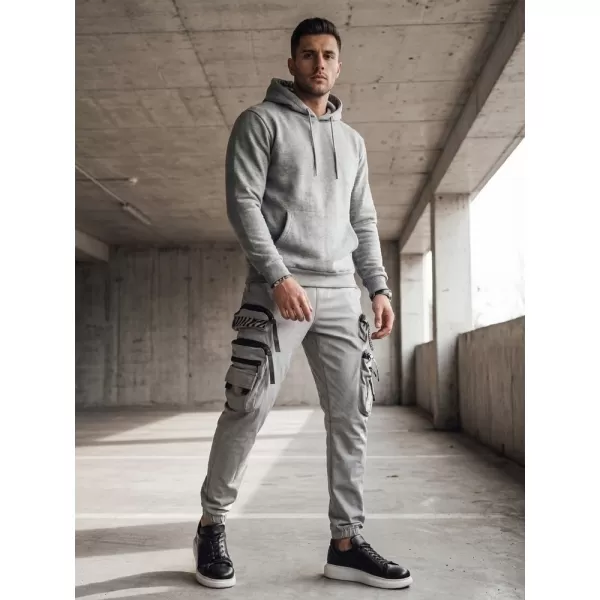 Pánské kalhoty DSTREET UX4159 TMAVĚ ŠEDÁ 
