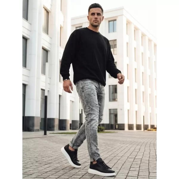  Pánské kalhoty DSTREET UX4133 TMAVĚ ŠEDÁ 