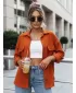 Dámská bunda DSTREET TY3510 ORANŽOVÁ