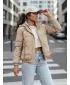 Dámská bunda DSTREET TY4177 BÉŽOVÁ