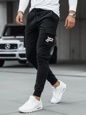 Pánské kalhoty DSTREET UX4161 ČERNÁ