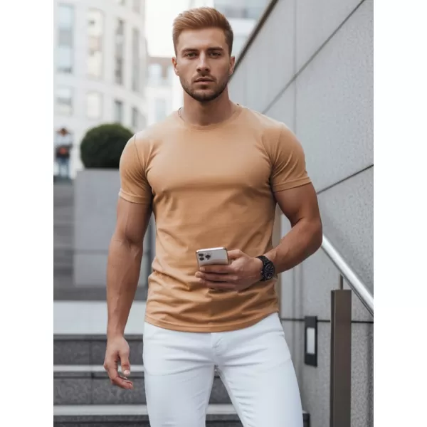  Pánské triko DSTREET RX5623 VELBLOUD 
