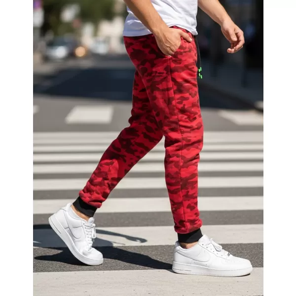  Pánské kalhoty DSTREET UX3514 ČERVENÁ 