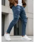 Pánské kalhoty DSTREET UX3293 MODRÁ