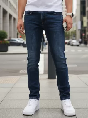 Pánské kalhoty DSTREET UX4479 MODRÁ