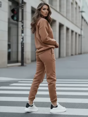 Dámská souprava DSTREET AY0730 KARAMELOVÁ