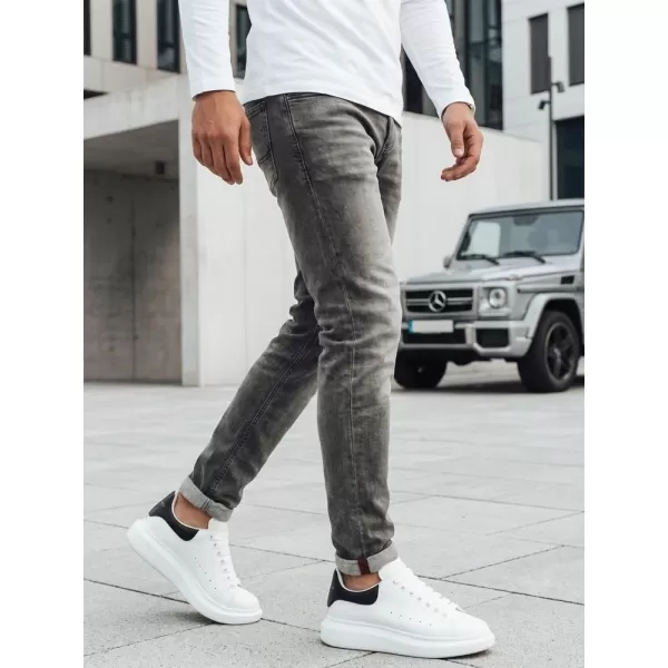  Pánské kalhoty DSTREET UX4228 SVĚTLE ŠEDÁ 