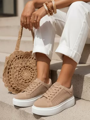Dámské boty DSTREET ZY1373 KHAKI