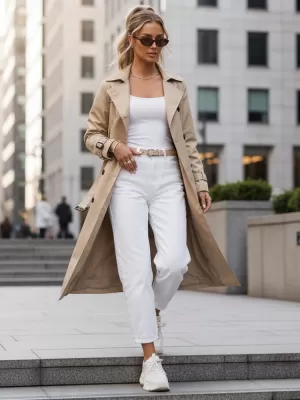 Dámská bunda DSTREET TY5656 KARAMELOVÁ