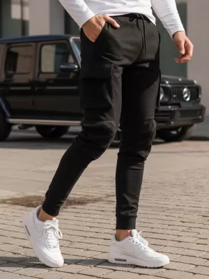 Pánské kalhoty DSTREET UX4164 ČERNÁ