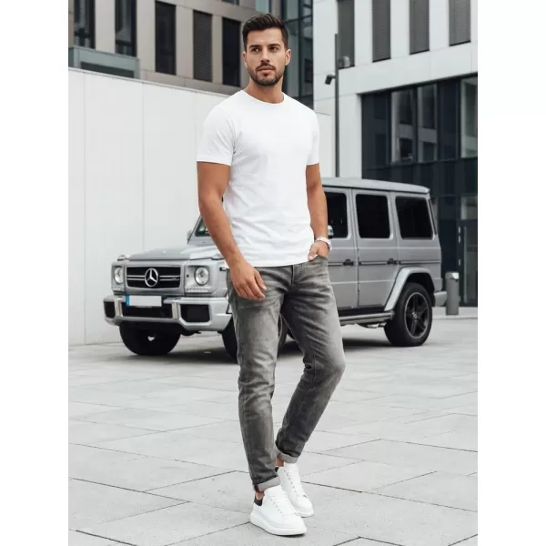  Pánské kalhoty DSTREET UX4228 SVĚTLE ŠEDÁ 
