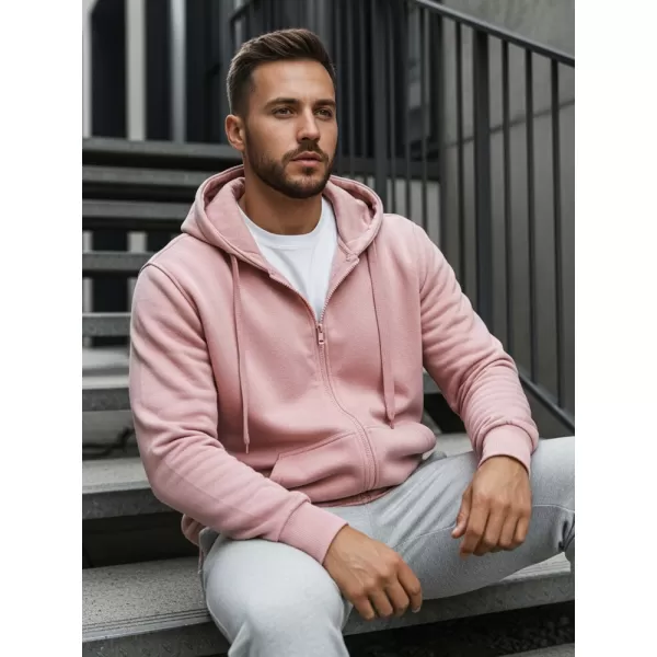  Pánská mikina DSTREET BX4834 RŮŽOVÁ 